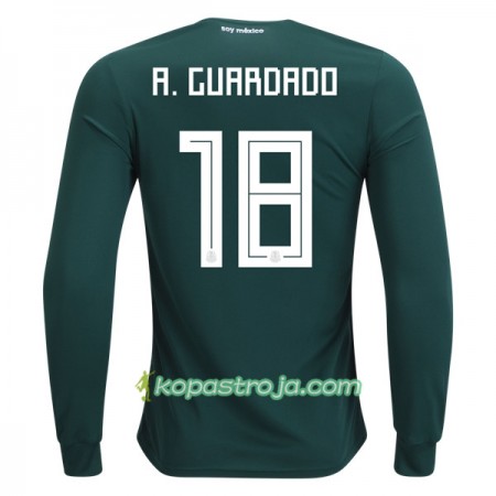 Billiga Fotbollströjor Mexiko A.Guardado 18 VM 2018 Hemma tröja Långärmad